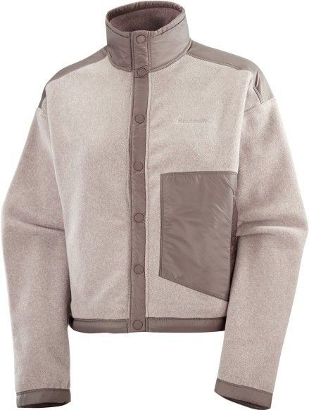 Salomon - Chroma Fleece - Fleecetrui - Grijs - Dames