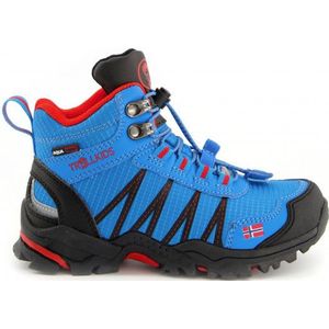 Trollkids Kids Trolltunga Hiker Mid Wandelschoenen (Kinderen |blauw |waterdicht)