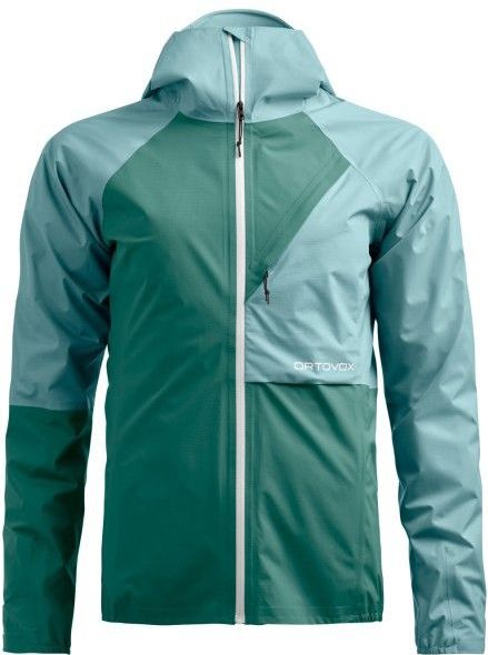 Ortovox - Piz Selva 2.5L Jacket - Jas - Arctic Grey - Shell Light Materiaal