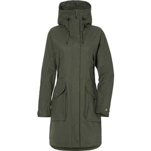 Didriksons Womens Thelma Parka 10 Lange jas (Dames |olijfgroen |waterdicht)