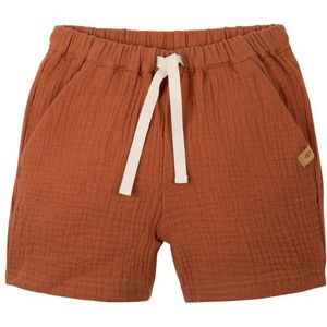 Pure Pure Kids Mini-Shorts Mull Uni Short (Kinderen |rood/bruin)