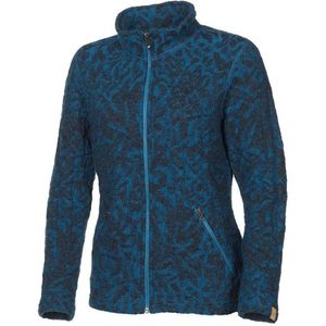 Ivanhoe of Sweden Womens Tuva Jaquard Wollen vest (Dames |blauw)