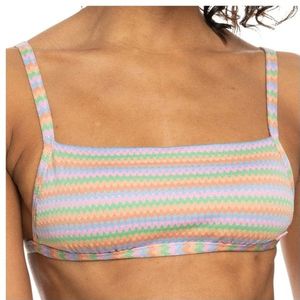 Roxy Womens Wavy Stripe Bralette Bikinitop (Dames |meerkleurig)