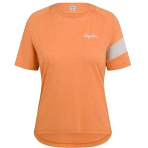 Rapha Womens Trail Technical T-Shirt Fietsshirt (Dames |oranje)