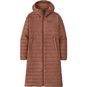 Patagonia Womens Recycled Down Sweater Parka Lange jas (Dames |bruin)