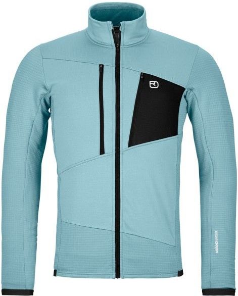 Ortovox - Fleece Grid Jacket - Fleecevest - Turkoois