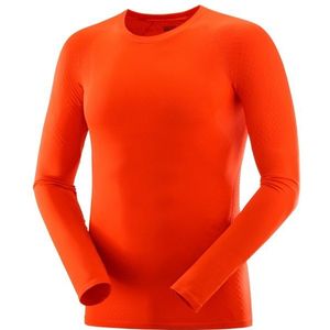 Salomon S/Lab Ultra L/S Tee Seamless Hardloopshirt (rood)