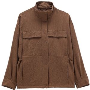 Jeanne Baret Womens Sunflower Sahariana Vrijetijdsjack (Dames |bruin)