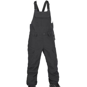 Volcom Womens Creston 3D Stretch Bib Overall Skibroek (Dames |grijs |waterdicht)