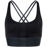 Super.natural - LUX SUPER TOP - Sporttop - Zwart - Merino.LUX