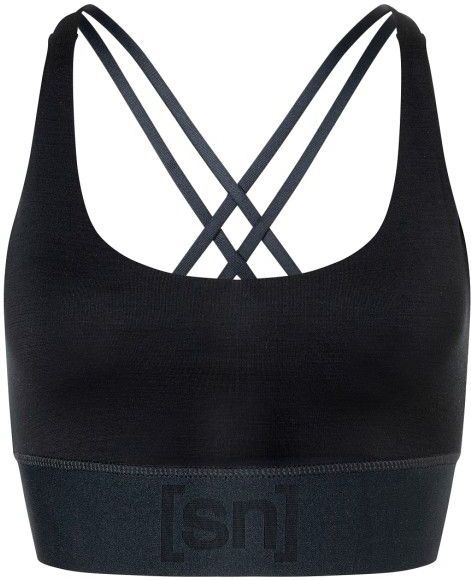 Super.natural - LUX SUPER TOP - Sporttop - Zwart - Merino.LUX