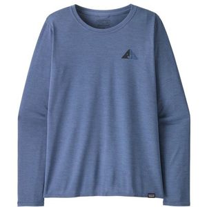 Patagonia Womens L/S Cap Cool Daily Graphic Shirt Lands Longsleeve (Dames |blauw)