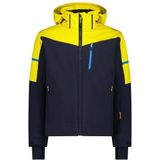 CMP Jacket with Zip Hood Regenjas (Heren |blauw |waterdicht)