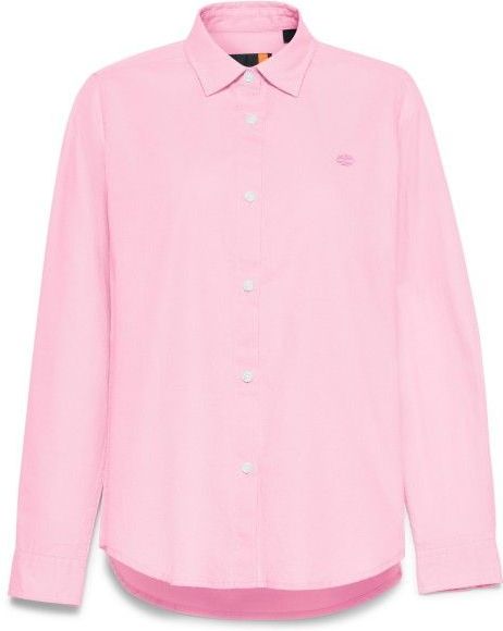 Timberland - TB0A4153A941 - Oxford Overhemd - Wit - Lange Mouwen - Casual - Katoen