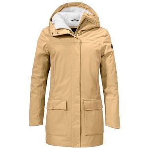 Schöffel Womens Insulated Parka Rotterdam Parka (Dames |beige |waterdicht)