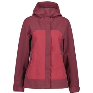 Didriksons Womens Grit Jacket 3 Regenjas (Dames |rood |waterdicht)