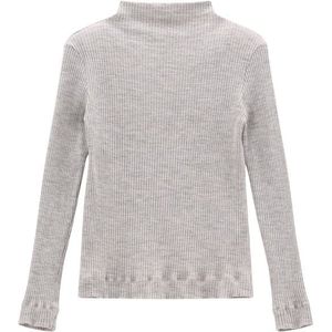 Jeanne Baret - Cyclamen - Turtleneck Longsleeve - Grijs