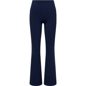 Hey Honey Womens High-Waist Leggings Flared Always Dressed Trainingsbroek (Dames |blauw)