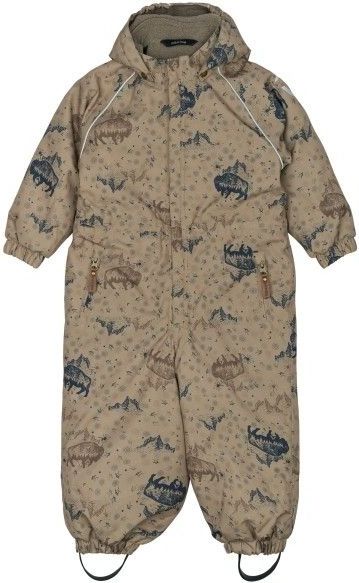 Mikk-Line - AOP Forrest - Overall - Beige - Waterdicht