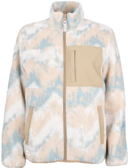 Iriedaily - Arkta - Fleece Jas - Beige - Halve Rits