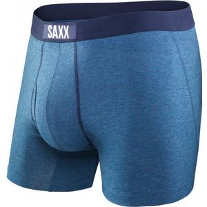 Saxx Ultra Super Soft Boxer Brief Fly Synthetisch ondergoed (Heren |blauw)