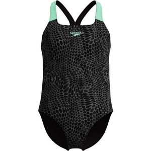 Speedo Kids Digital Allover Powerback Badpak (Kinderen |zwart)