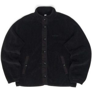 mazine - Fleece Jas - Zwart - Gerecycled Materiaal - Losse Pasvorm