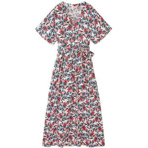 Tranquillo Womens Langes Ecovero Kleid Jurk (Dames |grijs)