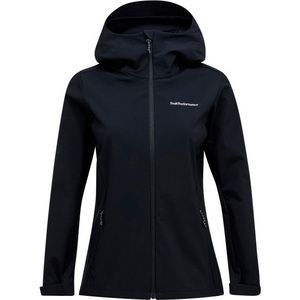 Peak Performance - Explore Hood Jacket - Softshell Jas - Zwart