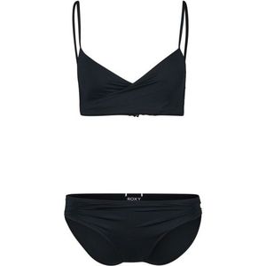 Roxy Womens Beach Classics Wrap Set Bikini (Dames |zwart)