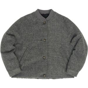 Mazine Womens Vegan Wool Bomber Vrijetijdsjack (Dames |grijs)