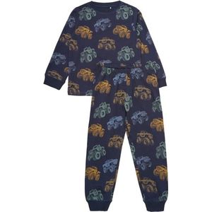 Minymo - Kids Pyjamas L/S Set AOP No 134063 - Pyjama - Blauw