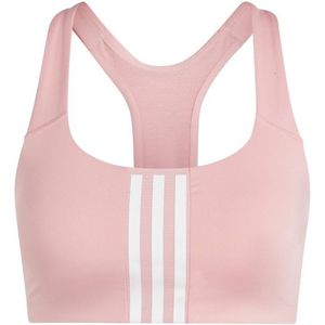 adidas Womens PWIM Medium Support 3S Bra Sportbeha (Dames |roze)