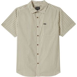 Brixton Charter Print S/S Overhemd (Heren |beige/grijs)