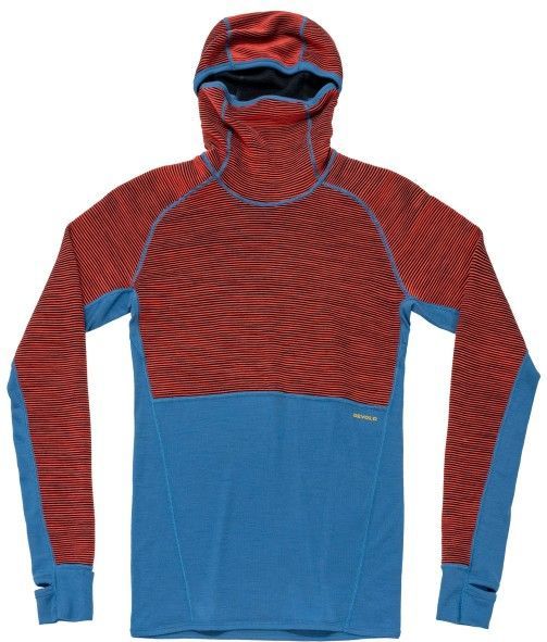 Devold - Tuvegga - Merino Hoodie - Rood