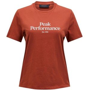 Peak Performance Womens Original Tee T-shirt (Dames |rood)