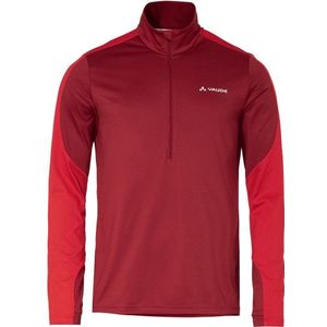 Vaude Livigno Halfzip II Fleecetrui (Heren |rood)