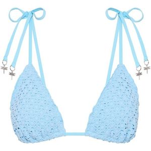 Seafolly Womens Daydreamer Slide Tri Bikinitop (Dames |blauw)