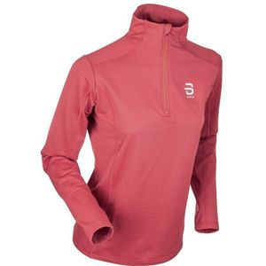 Daehlie Womens Half Zip Grid Sportshirt (Dames |rood/roze)