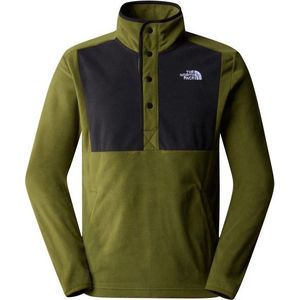 The North Face Homesafe Snap Neck Fleece Pullover Fleecetrui (Heren |olijfgroen)