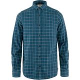 Fjällräven Övik Flannel Shirt Overhemd (Heren |blauw)