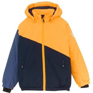 Color Kids Kids Ski Jacket Colorblock Ski-jas (Kinderen |blauw/oranje |waterdicht)