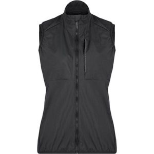Heber Peak Womens WildwoodHe Wind Vest Windstopper (Dames |grijs/zwart)