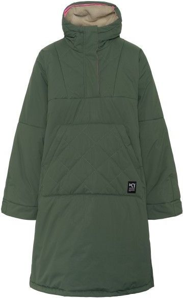 Kari Traa - Malene - Cape - Donkergroen - Dames - 160 g Vulling - Waterdicht