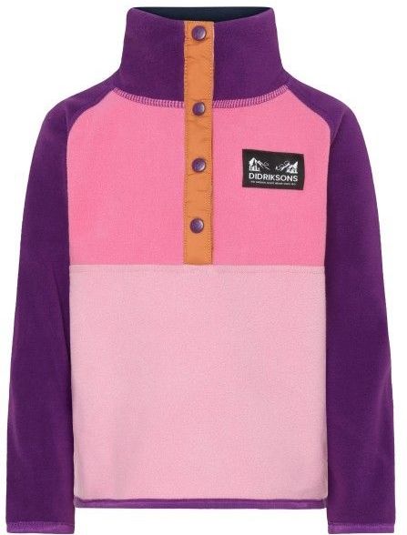Didriksons - Monte Half-Buttoned 4 - Fleecetrui - Roze