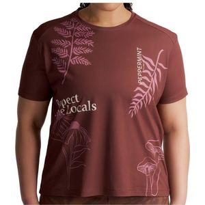 PEPPERMINT - Trail Short Sleeve Jersey - Fietsshirt - Bruin/Rood