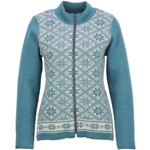 Flomax Womens Jacke Reißverschluss Svea Wollen vest (Dames |turkoois)