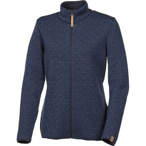 Ivanhoe of Sweden Womens Fiona Full Zip Wollen vest (Dames |blauw)
