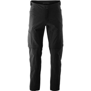Gonso - Adventure Pants - Fietsbroek - Zwart - Met Zeem, Stretch, Zip-Off