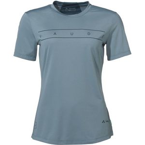 Vaude Womens Qimsa Logo Shirt Sportshirt (Dames |grijs)